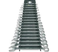 Hazet Jeu de clés mixtes - Profil à 12 pans extérieurs - Nombre d'outils: 17 - 603/17H