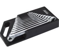 Hazet Jeu de clés polygonales doubles - Profil Traction à 12 pans extérieurs - Nombre d'outils: 12 - 610N/12RS