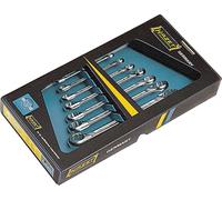 Hazet Jeu de clés polygonales doubles - Profil Traction à 12 pans extérieurs - Nombre d'outils: 8 - 610N/8