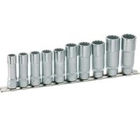 Hazet 880TZ/10H Jeu de clés à douilles/carré creux 10 mm/profil à 12 pans extérieurs longueur 240 mm nombre d'outils 10