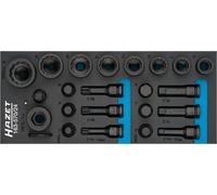 HAZET Jeu de douilles à chocs 163-570/24 ∙ Carré creux 1/2 pouce (12,5 mm), 6...