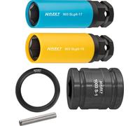 HAZET Jeu de douilles à chocs 903SLG6/5 ∙ Carré creux 1/2 pouce (12,5 mm), 6 ...