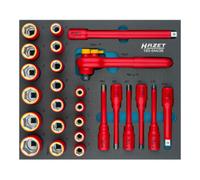 HAZET jeu de douilles isolées 163-544/26 carré creux 12,5 mm (1/2 pouce) extérieur hexagone traction profil Outils : 26 HAZET Quantité:1