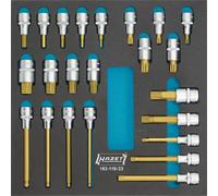 HAZET Jeu de douilles mâles 163-119/23 ∙ Carré creux 1/2 pouce (12,5 mm) ∙ Pr...