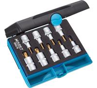 HAZET Jeu de douilles mâles 992/9 ∙ Carré creux 1/2 pouce (12,5 mm) ∙ Profil ...