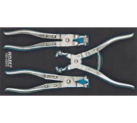 HAZET Jeu de pinces pour colliers de serrage 163-425/3 ∙ 3 pièces