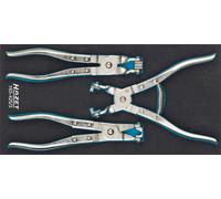 Hazet Jeu de pinces pour colliers de serrage - Dimension: 342 x 172 - Nombre d'outils : 3 - 163-425/3