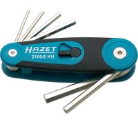 Hazet 6 pans intérieurs Jeu de clés mâles coudées 2.5 mm, 3 mm, 4 mm, 5 mm, 6 mm, 8 mm 6 pièces