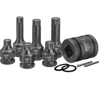 Hazet Jeu de tournevis de force XZN adapté au tournevis à frapper, 990S/11