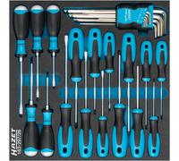 Hazet Jeu de Tournevis Fente Empreinte Cruciforme Ph Hexagonal Intérieur Torx 26