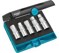 HAZET Jeu d'extracteurs de goujons 844/5 I 1/2 pouce (12,5 mm) carré I Jeu de 5 pièces '.
