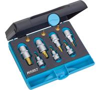 Hazet 1557/10 Jeu d’Outils torx intérieur carré creux 6,3/10/12,5 mm/nombre d'outils 10