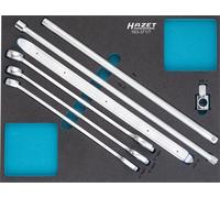HAZET Jeu d'outils 163-371/7 Profil extérieur double hexagone à traction, profil extérieur hexagonal, carré plein 12,5 mm (1/2 pouce), carré plein 20 mm (3/4 pouce) Nombre d'outils : 7
