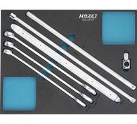Hazet Jeu d'outils - Profil Traction à 12 pans extérieurs, Profil à 6 pans extérieurs, Carré massif 12,5 mm (1/2 pouce), Carré massif 20 mm (3/4 pouce) - Nombre d'outils: 7 - 163-371/7