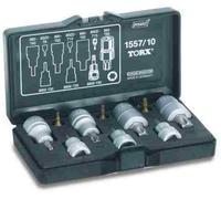 Hazet 1557/10 Jeu d’Outils torx intérieur carré creux 6,3/10/12,5 mm/nombre d'outils 10