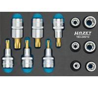 HAZET Jeu d'outils · TORX® 163-245/12 ∙ Carré creux 1/2 pouce (12,5 mm) ∙ Pro...