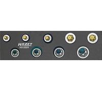 Hazet Jeu d'outils, TORX - Carré creux 10 mm (3/8 pouce) - Profil TORX extérieur, Profil TORX intérieur - Nombre d'outils: 9 - 163-252/9