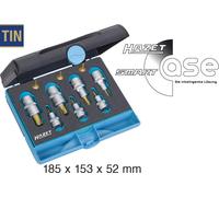 Hazet Jeu d'outils TORX - Carré creux 6,3 mm (1/4 pouce), Carré creux 10 mm (3/8 pouce), Carré creux 12,5 mm (1/2 pouce) - Profil TORX intérieur - Nombre d'outils: 10 - 1557/10