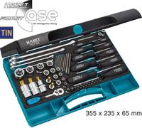 Hazet Jeu d'outils TORX - Carré creux 6,3 mm (1/4 pouce), Carré creux 10 mm (3/8 pouce), Carré creux 12,5 mm (1/2 pouce), Hexagone massif 6,3 (1/4 pouce) - Profil TORX extérieur, Profil TORX « tamper