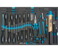 HAZET Jeu d'outils, tournevis, pinces, etc. 163-31/27 Profil cruciforme PH, profil à fente, profil TORX intérieur Nombre d'outils : 27
