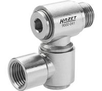 HAZET Joint rotatif 9000-041 I Joint rotatif à air comprimé pivotant à 360 degrés I Pression maximale de 16 bars I Plage de température : 0 degrésC - 70 degrésC I Raccord d'air : 12,91 mm'.