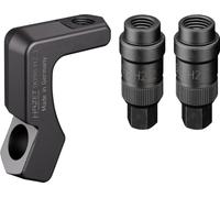 HAZET Kit d'adaptateurs d'injecteur 3 pièces pour injecteurs piézo-9098-H2 | Lot de 3 crochets en C - 2 écrous de raccordement M14 x 1,5 et M12 x 1,5 - Pour injecteurs piézo - Pour moteurs TDI