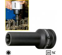 HAZET Kraft Emploi Du Tournevis Torx 20mm 3/4 " Extérieur Torx 2850-E24