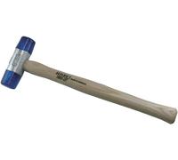 HAZET Marteau de protection en plastique 1951-27 I 265 mm, tête de marteau 27 mm - acétate de cellulose résistant aux chocs, pratiquement sans rebond, style robuste en frêne I Fabriqué en Allemagne'.