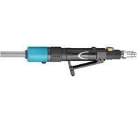 HAZET Mini-dérouilleur à aiguilles 9035M-6, longueur 235,6 mm, à air comprimé, nettoyage en douceur des pièces encrassées, 13 aiguilles en acier inoxydable, 3000 coups/min, sortie d'air à 360 degrés