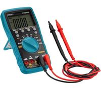HAZET Multimètre 2152-500 I Appareil de contrôle numérique avec écran LCD, 0-600 V, appareil de mesure de la tension, de la fréquence, de la température et du courant, 2 piles incluses