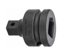 Hazet Adaptateur à chocs 9007S – Carré creux 12,5 mm → Carré massif 10 mm – 37 mm