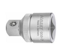 Hazet 958-2 Adaptateur carré creux 12,5 mm/carré massif 10 mm longueur 36 mm