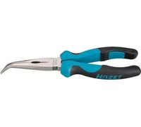 Hazet 1841MB-33 pour l'atelier Pince plate à becs ronds coudée à 45° Acier spécial 200 mm