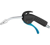 HAZET Pistolet à air comprimé 9040P-4 I force de soufflage extrême I idéal pour enlever rapidement les copeaux ou autres corps étrangers dans les endroits difficiles d'accès'.