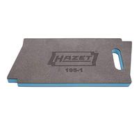 HAZET planche à genoux 195-1, 450 x 210 x 30 mm, effaçable, mousse ergonomique pour un grand confort, forme du logo HAZET, poignée de transport et de suspension