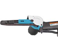 HAZET Ponceuse à bande 9033N-4 - Ponceuse à bande, vitesse de rotation réglable en continu, pour bandes abrasives 10 x 330 mm, avec blocage pour un remplacement rapide de la bande