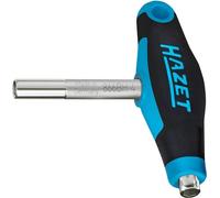 HAZET Porte-embouts 866BH-4 double – poignée en T, 63 mm, sortie 6,3 mm (1/4"), aimant 1000 g