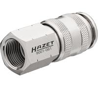 HAZET Raccord rapide d'air comprimé 9001-061, Filetage intérieur 3/8 pouces, Compatible avec différents embouts de système, Manipulation d'une seule main, Pour embouts de prise d'air