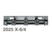 Hazet Rail de guidage avec crochet 2025X-6/4 - Nombre d'outils : 4 2025X-6/4