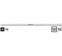 Hazet Rallonge adaptateur - Carré creux 12,5 mm (1/2 pouce) - Carré massif 10 mm (3/8 pouce) - Longueur totale: 700 mm - 958-28