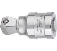 Hazet 919-1 Rallonge pivotante carré creux 12,5 mm/carré massif 12,5 mm longueur 46 mm
