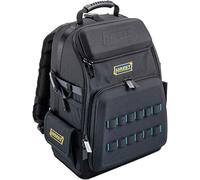 HAZET Sac à dos à outils 191R-1 vide, 38 compartiments, 44 fixations, 21,5 litres, fond imperméable, charge utile de 15 kg, 390 x 290 x 510 mm