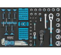 HAZET Safety-Insert-System (SIS) Jeu d'outils 106 pièces 12,5mm (1â "2") 6,3mm (1â "4") 163-466/106 (163-466/106)