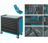 HAZET Servante d'atelier 179N XXL-7/340 340 pcs. assortiment d'outils, 7 tiroirs