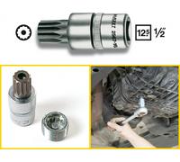 HAZET Service D'Huile Tournevis Socket 12,5mm 1/2 " Intérieur Multidents Xzn