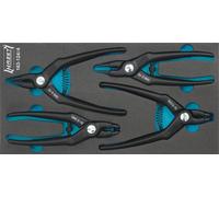 HAZET Sicherungsring-Zangen Lot 4-teilig 163-124/4