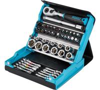 Hazet SmartCase 2200SC-2 Jeu d'embouts 50 pièces 6 pans intérieurs, vis à fente, cruciforme Phillips, vis Pozidriv, 12 pan