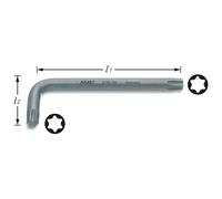 HAZET Tournevis d'angle 2115-T27 Intérieur TORX Profil T27