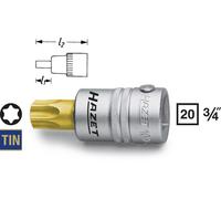 Hazet tournevis Socket Torx 20mm 3/4 " Intérieur Torx 80mm 1012-T