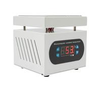 HazLope Plaque Chauffante Réparation, Table Chauffante Électronique PID avec Écran Numérique, Préchauffeur Carte Mère 350W 400℃ 10x10cm, pour PCB BGA Dessoudage CMS Retrait Puce Chimie Laboratoire
